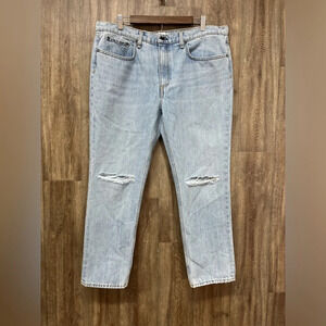 ASKK NY Cropped Light Denim Dre Carrot Jeans